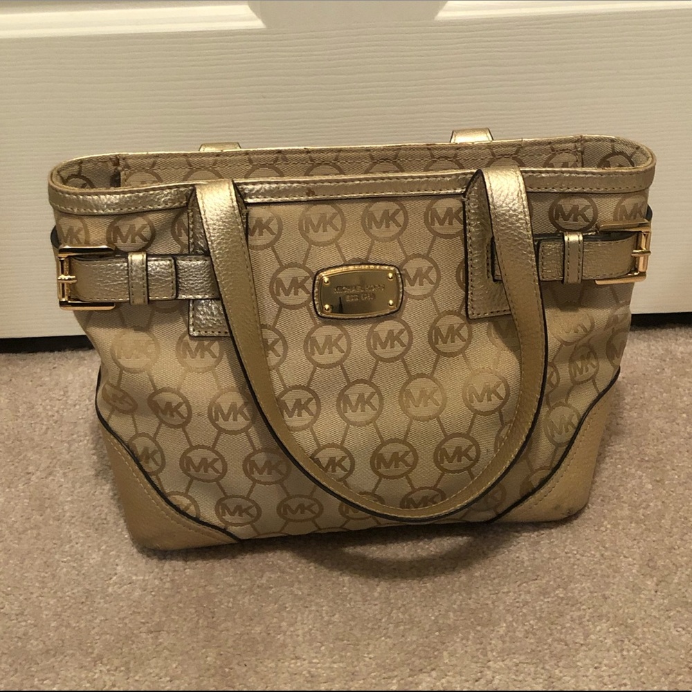 Michael Kors Tote Gold Shoulder Bag